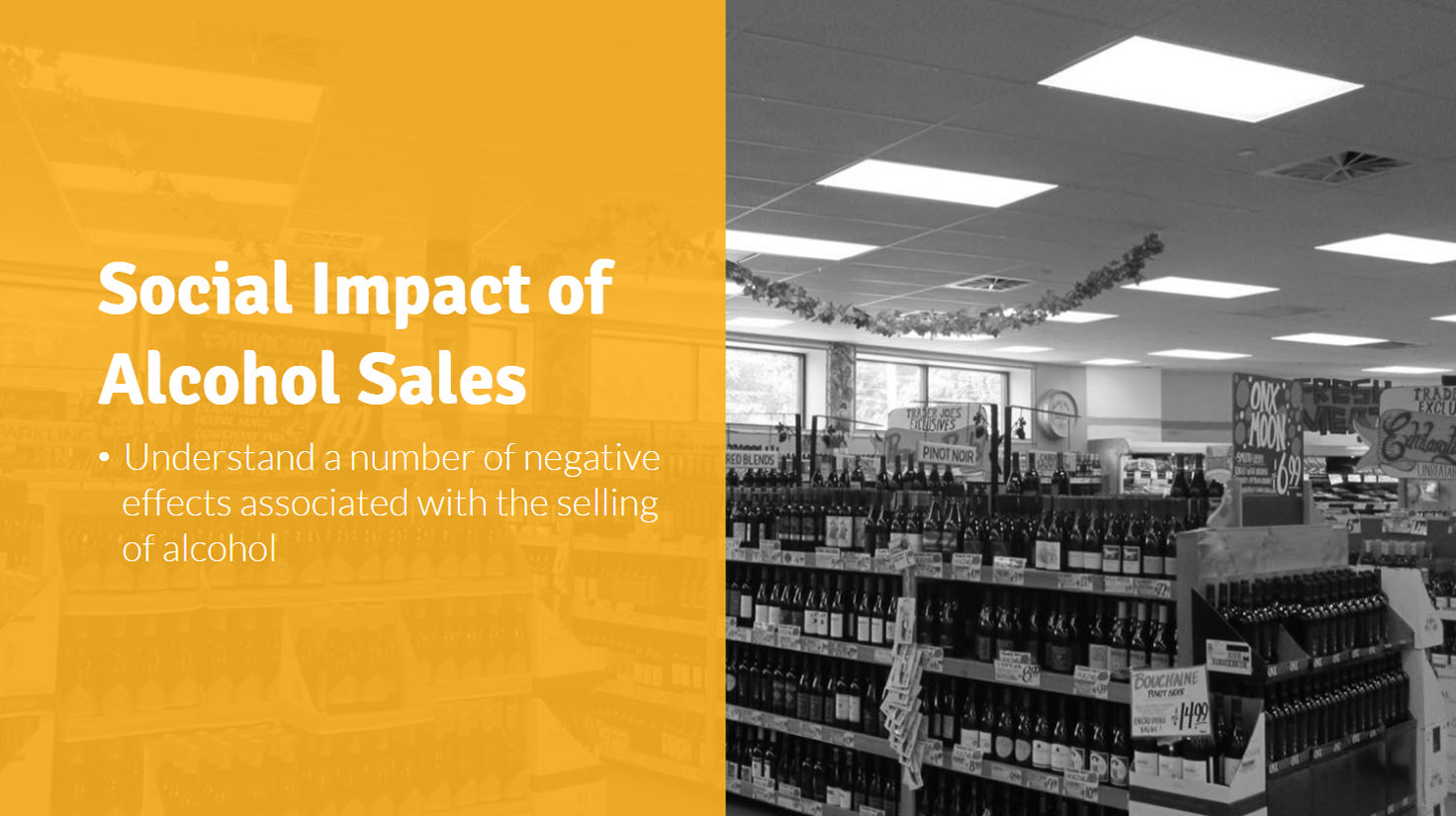 Social Impact of Alcohol Sales
